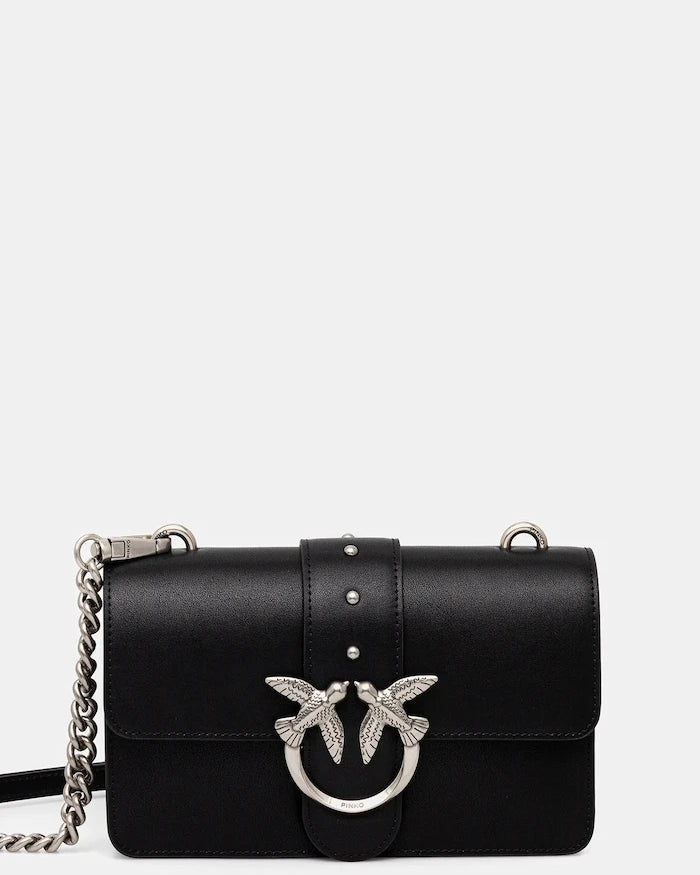 Pinko kadın deri crossbody çanta