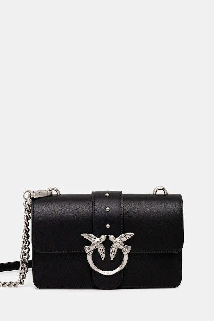 Pinko kadın deri crossbody çanta