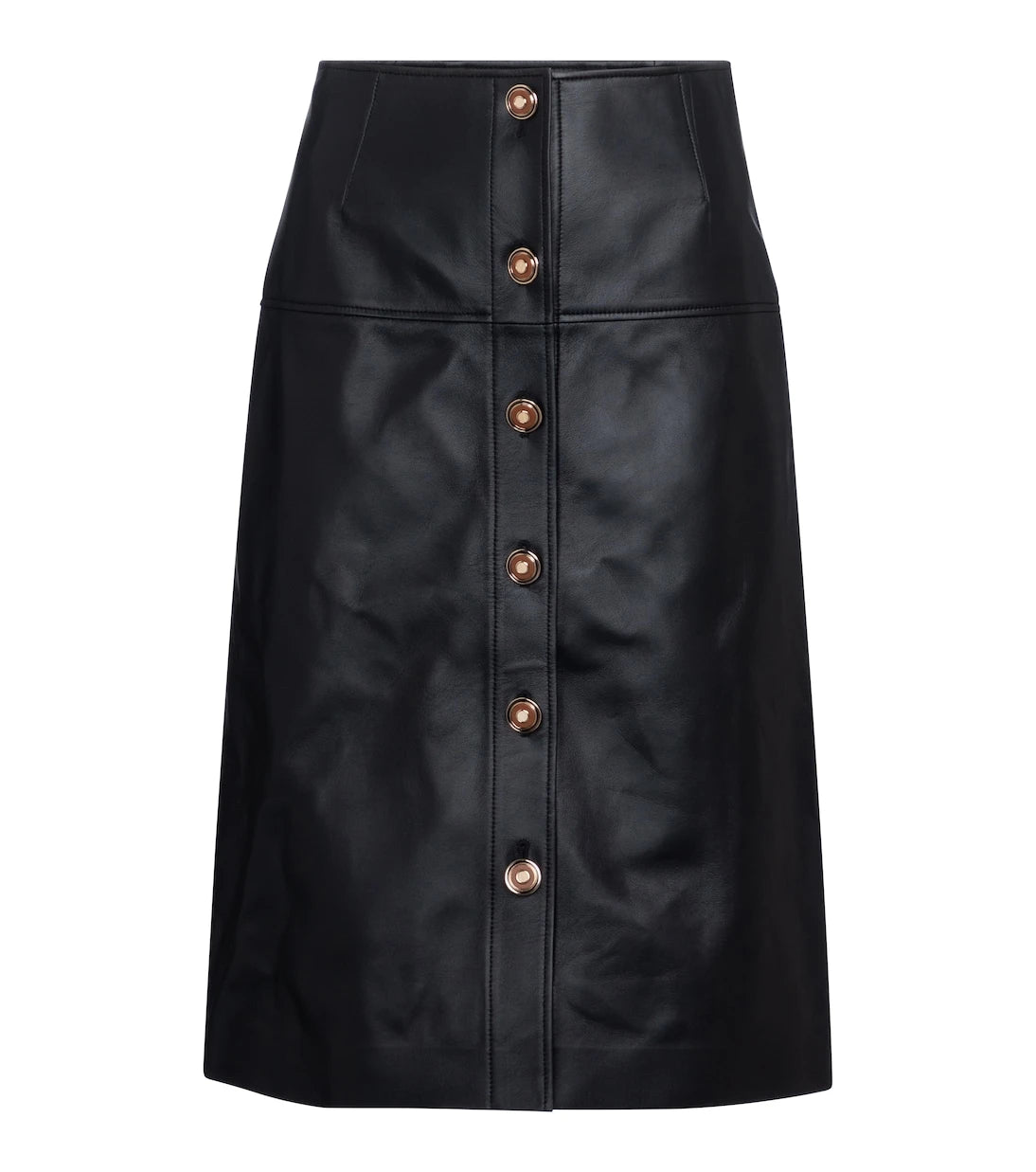 Gabriela Hearst - Anna leather midi skirt