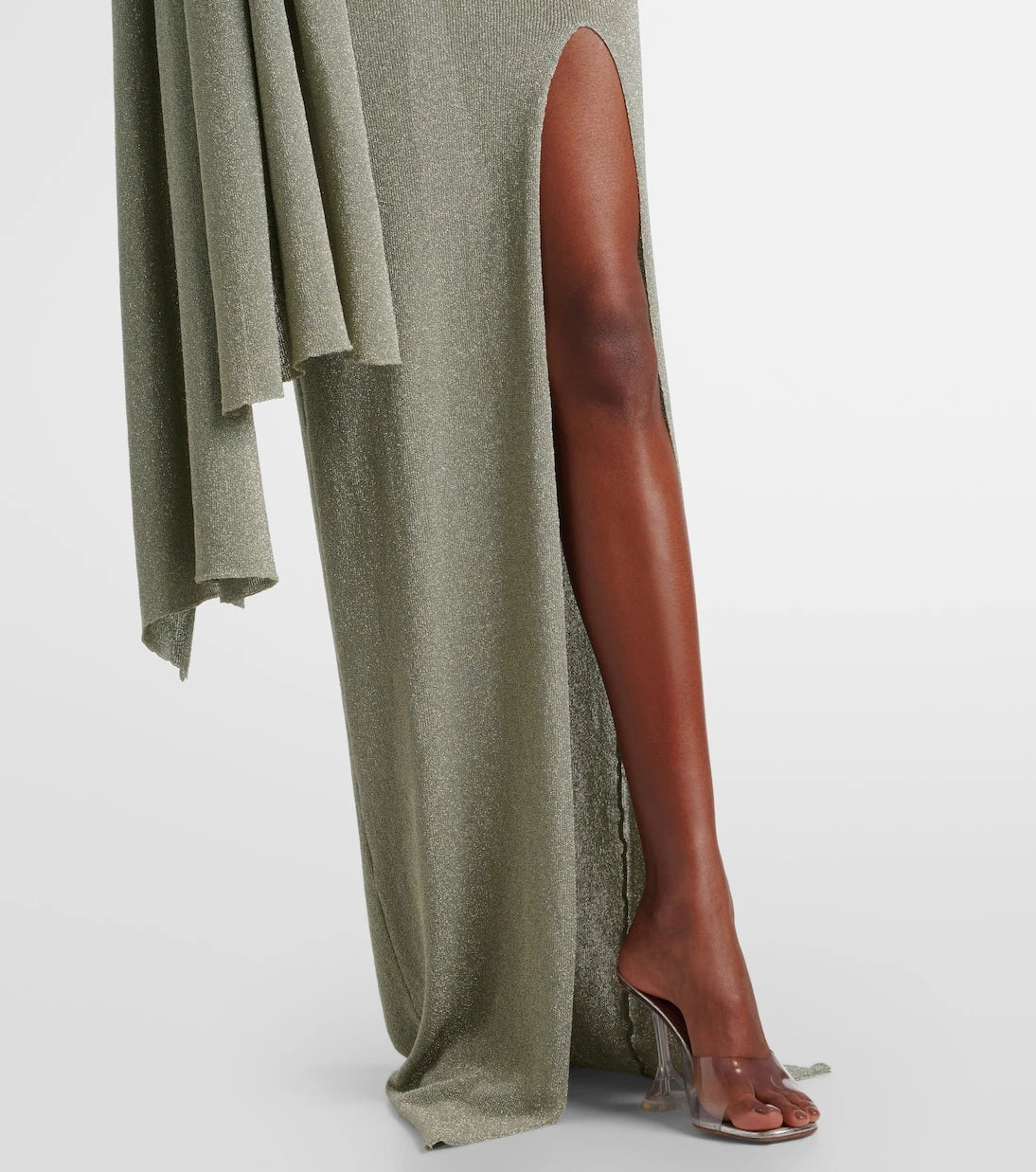 Aya Muse - Draped one-shoulder maxi dress