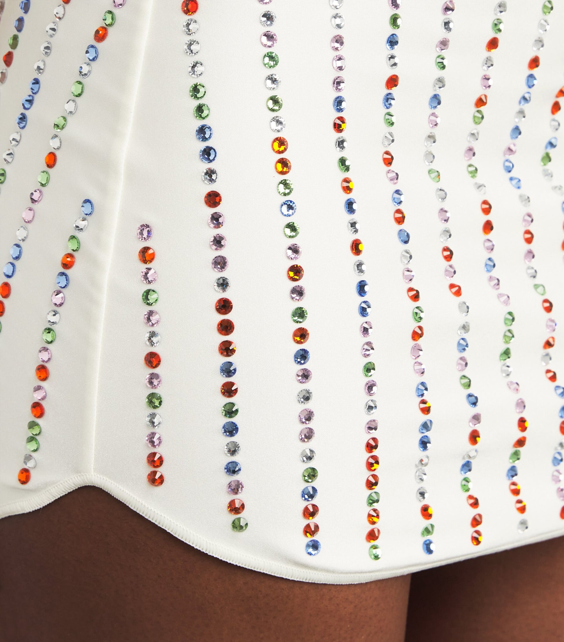 Oséree Multi Soft Gem Mini Skirt