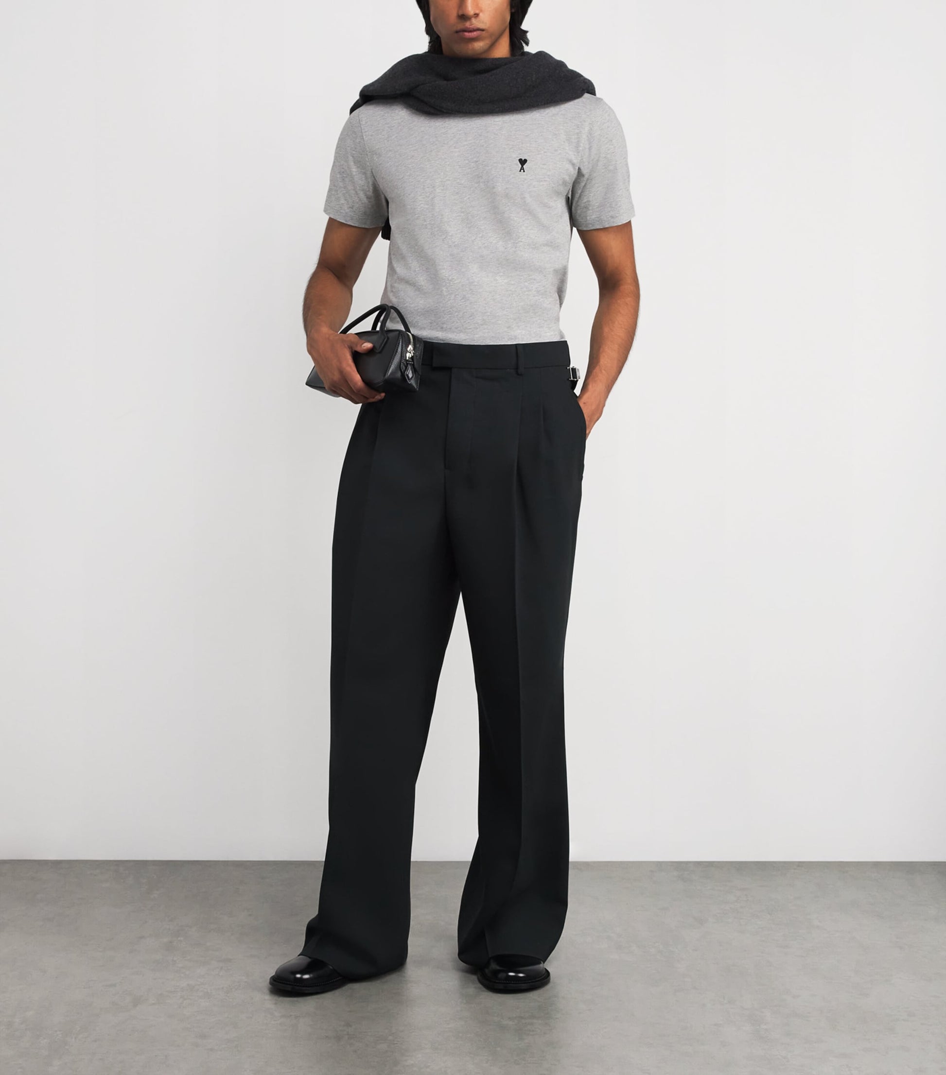 Cotton Embroidered Ami De Coeur T-Shirt