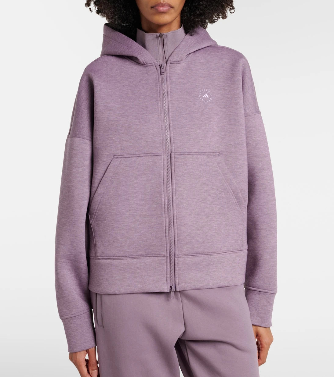 Adidas by Stella McCartney - Logo zip-up hoodie