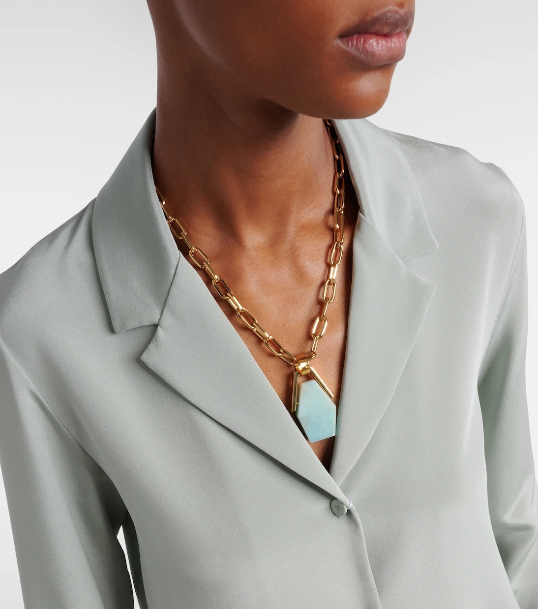 Max Mara - Aedo silk-blend satin shirt
