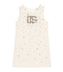 Dolce & Gabbana Kids Embellished Logo Dress (8-12 Years)