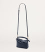 LOEWE Navy Mini Leather Puzzle Edge Top-Handle Bag