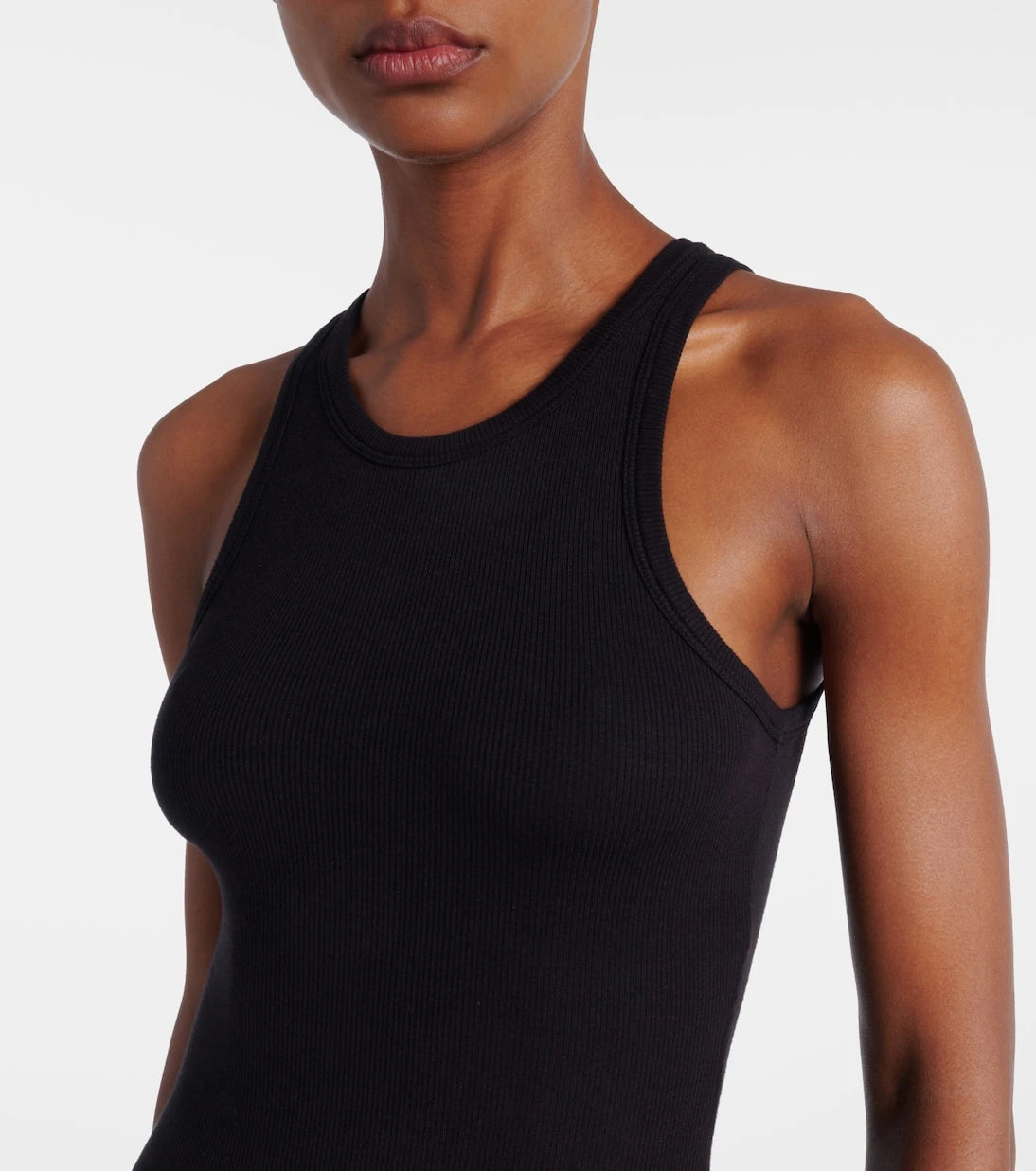 Alaïa - Ribbed-knit bodysuit