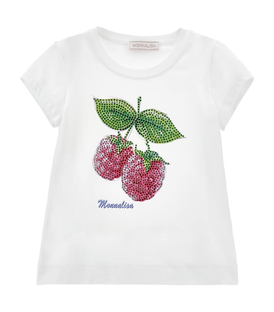 Embellished Raspberry T-Shirt (2-15 Years)