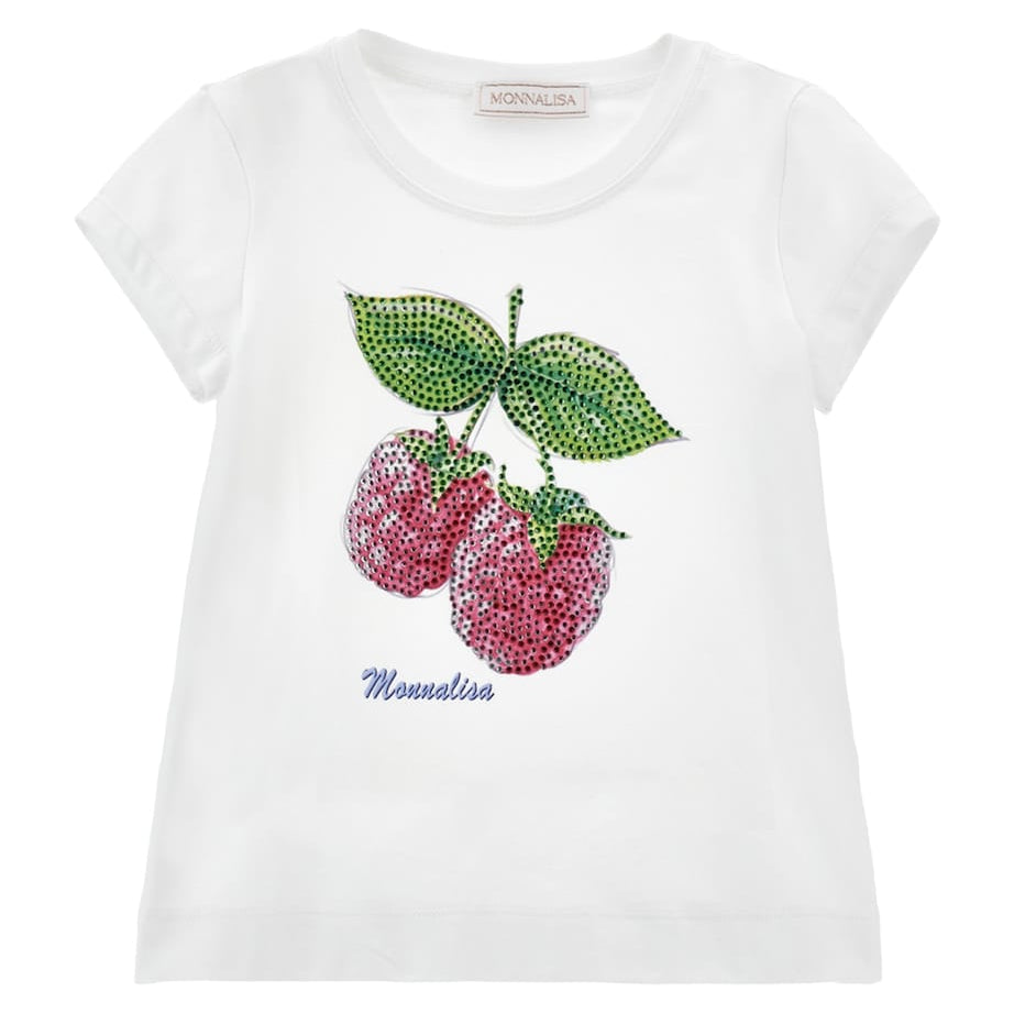 Embellished Raspberry T-Shirt (2-15 Years)