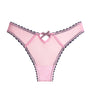 Fleur Du Mal Pink Fishnet Sabrina Thong