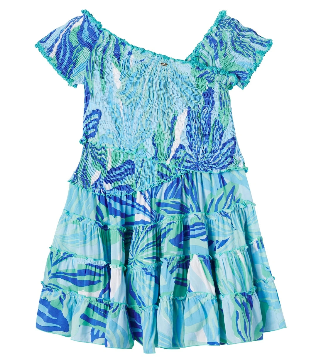 Poupette St Barth Kids - Soledad smocked printed dress