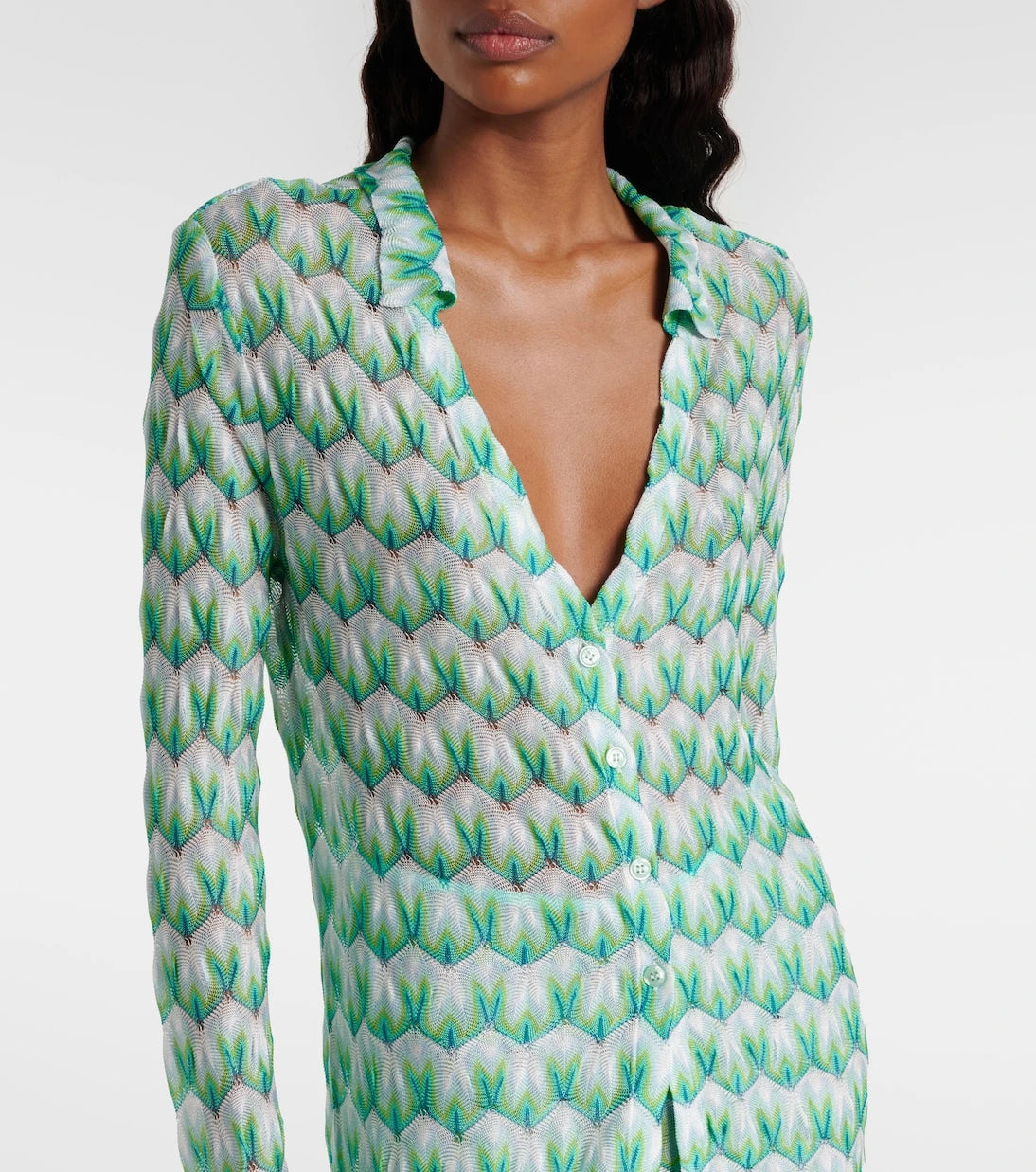 Missoni - Scalloped blouse
