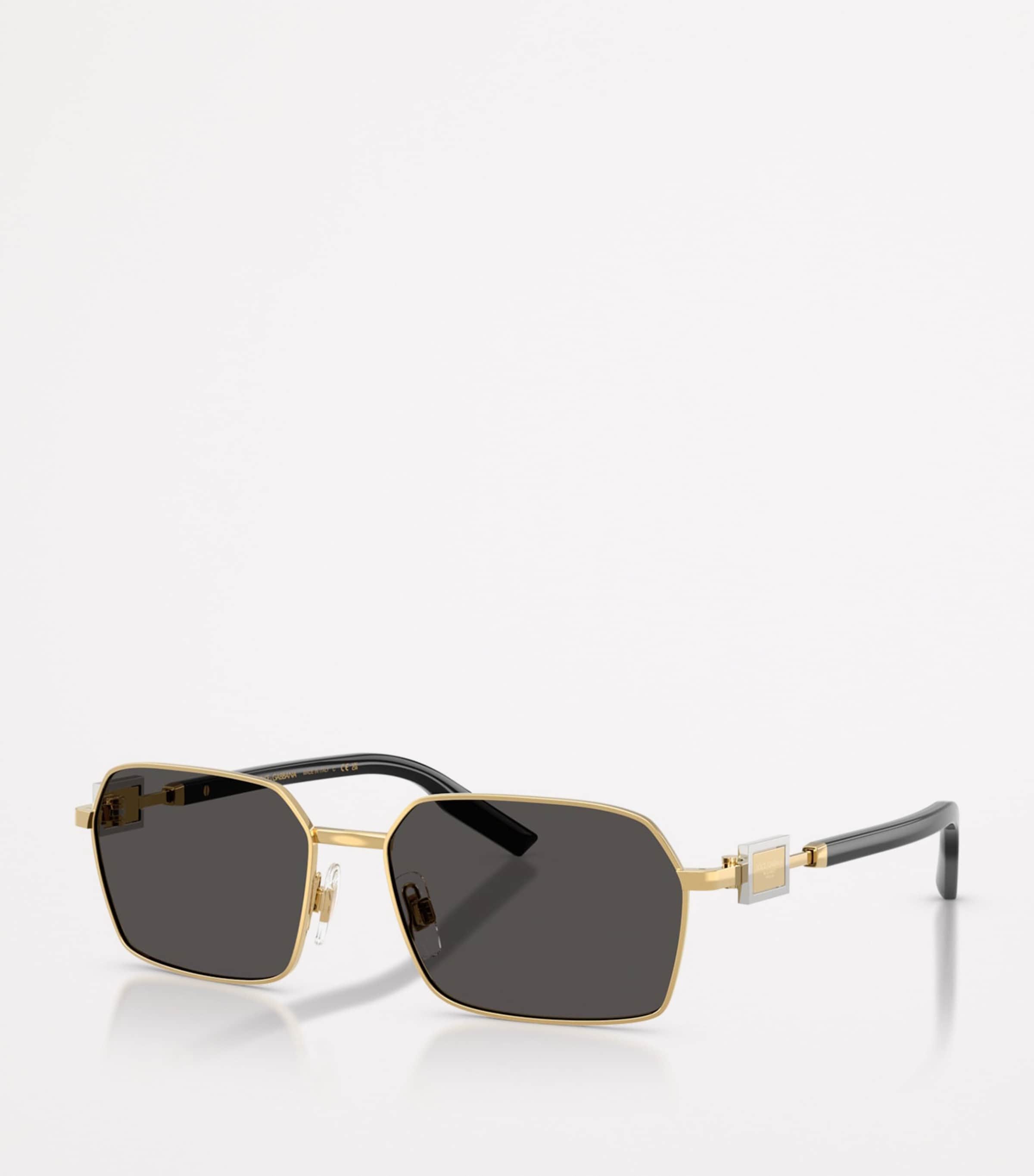 Dolce & Gabbana Wire-Frame Rectangular Sunglasses