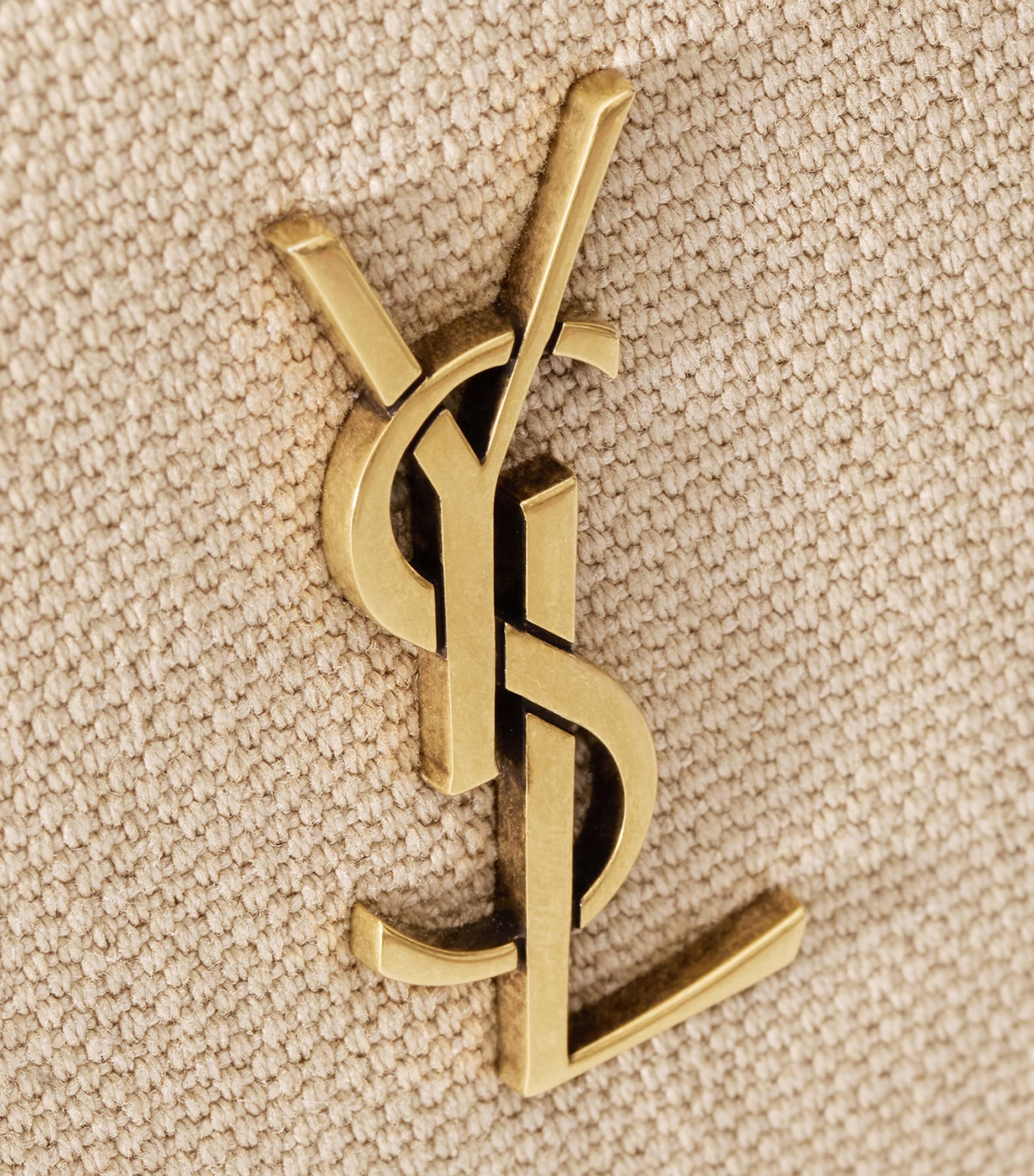 Saint Laurent Nude Mini Woven Gaby Cross-Body Bag