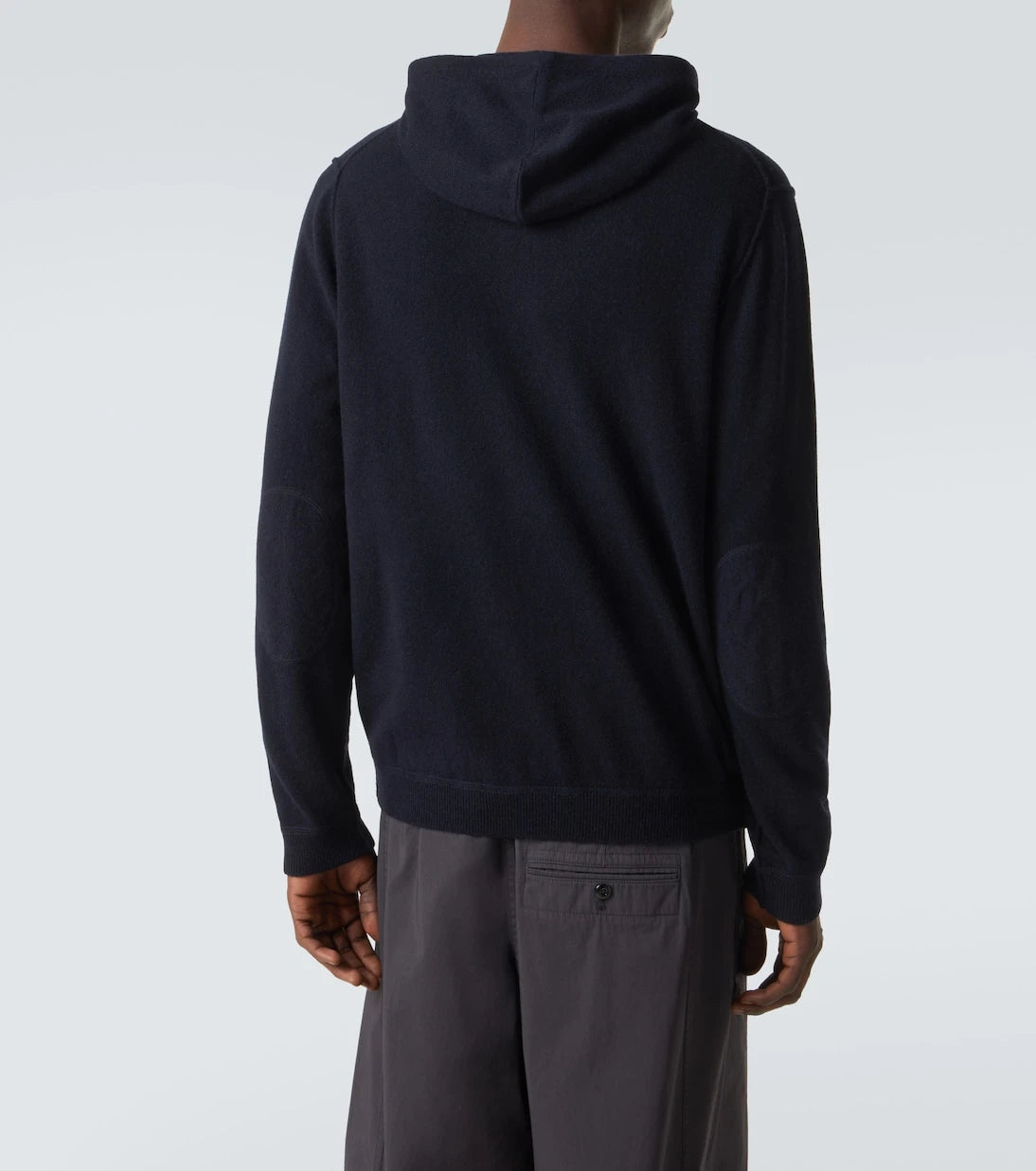 Allude - Zip-up wool and cashmere hoodie
