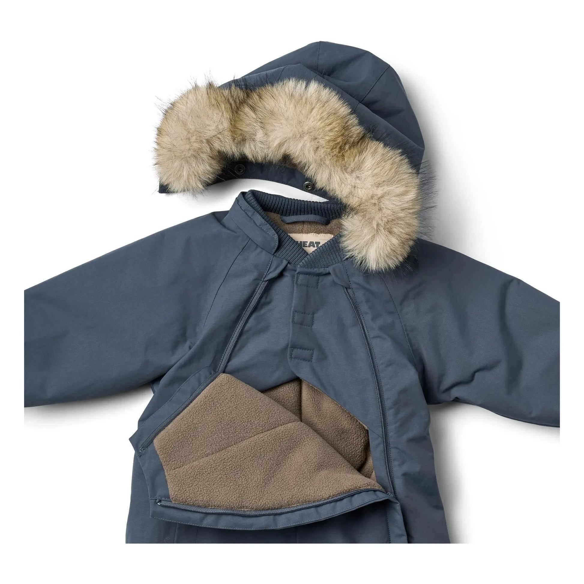 Wheat - Nicki Recycled Fiber Ski Suit | Navy blue