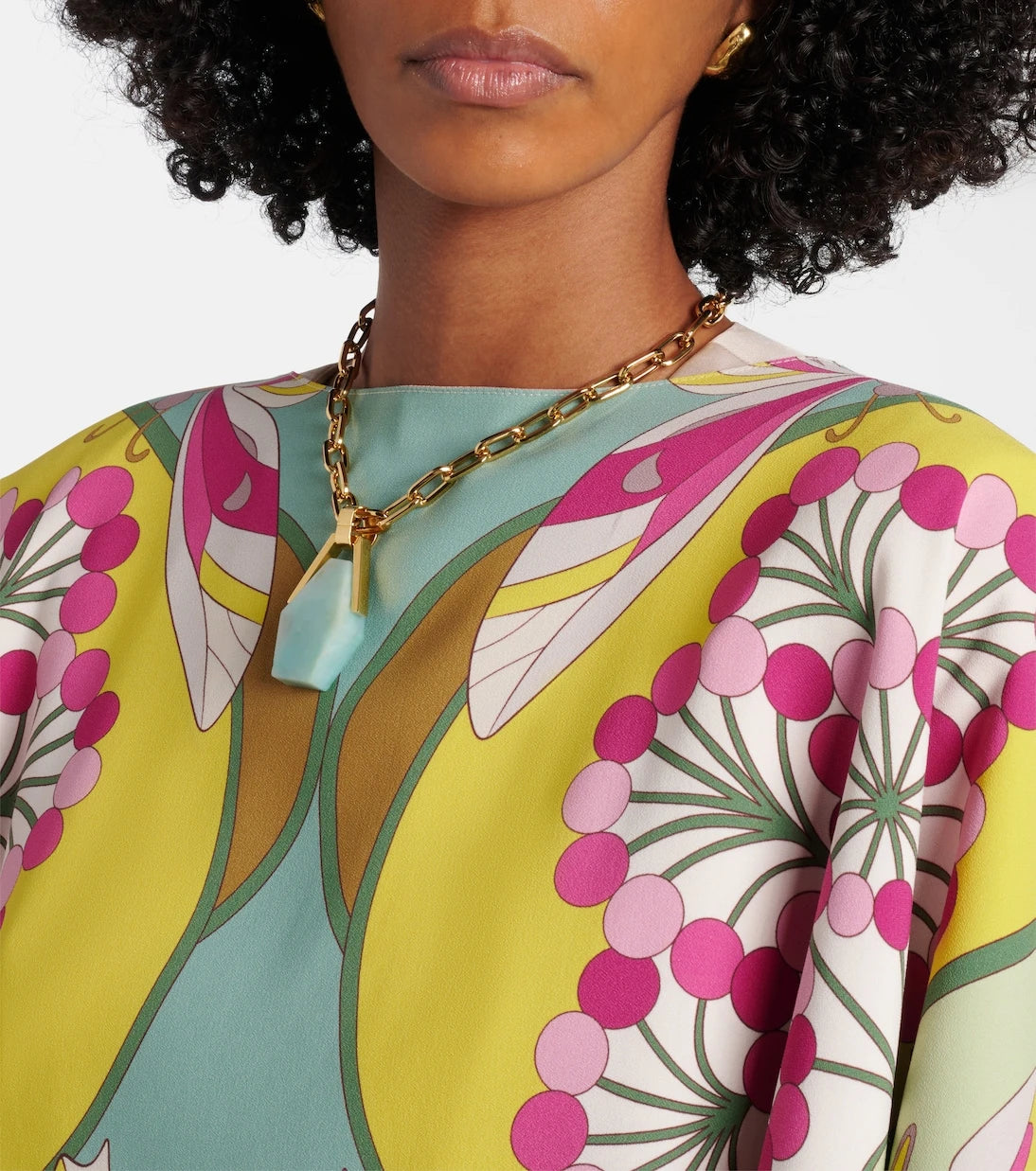 La DoubleJ - Florette Placée reversible satin poncho