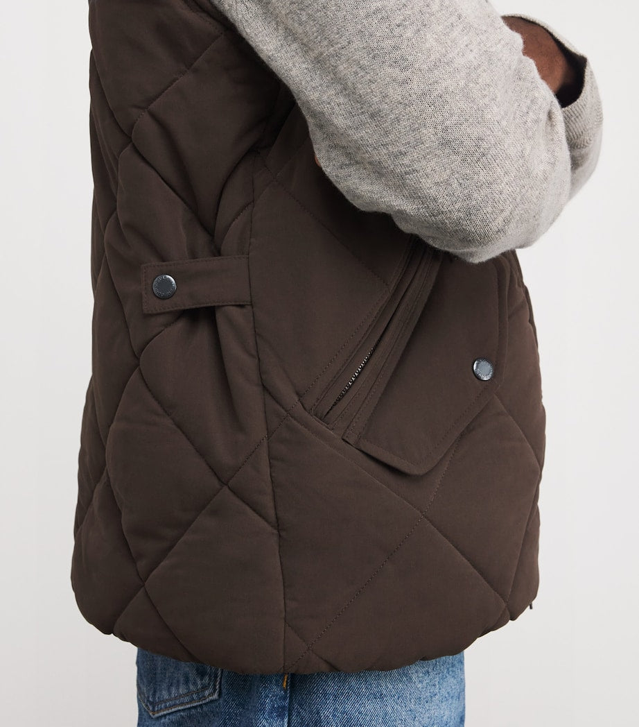 Barbour Black Quilted City Chelsea Gilet