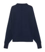 Navy Ophelia Wool-Cashmere Sweater