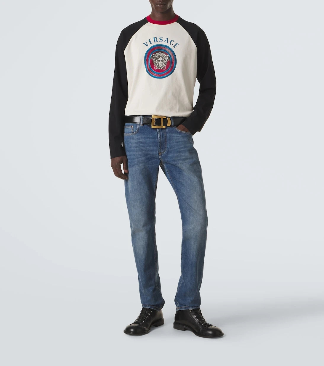 Versace - Medusa cotton jersey T-shirt