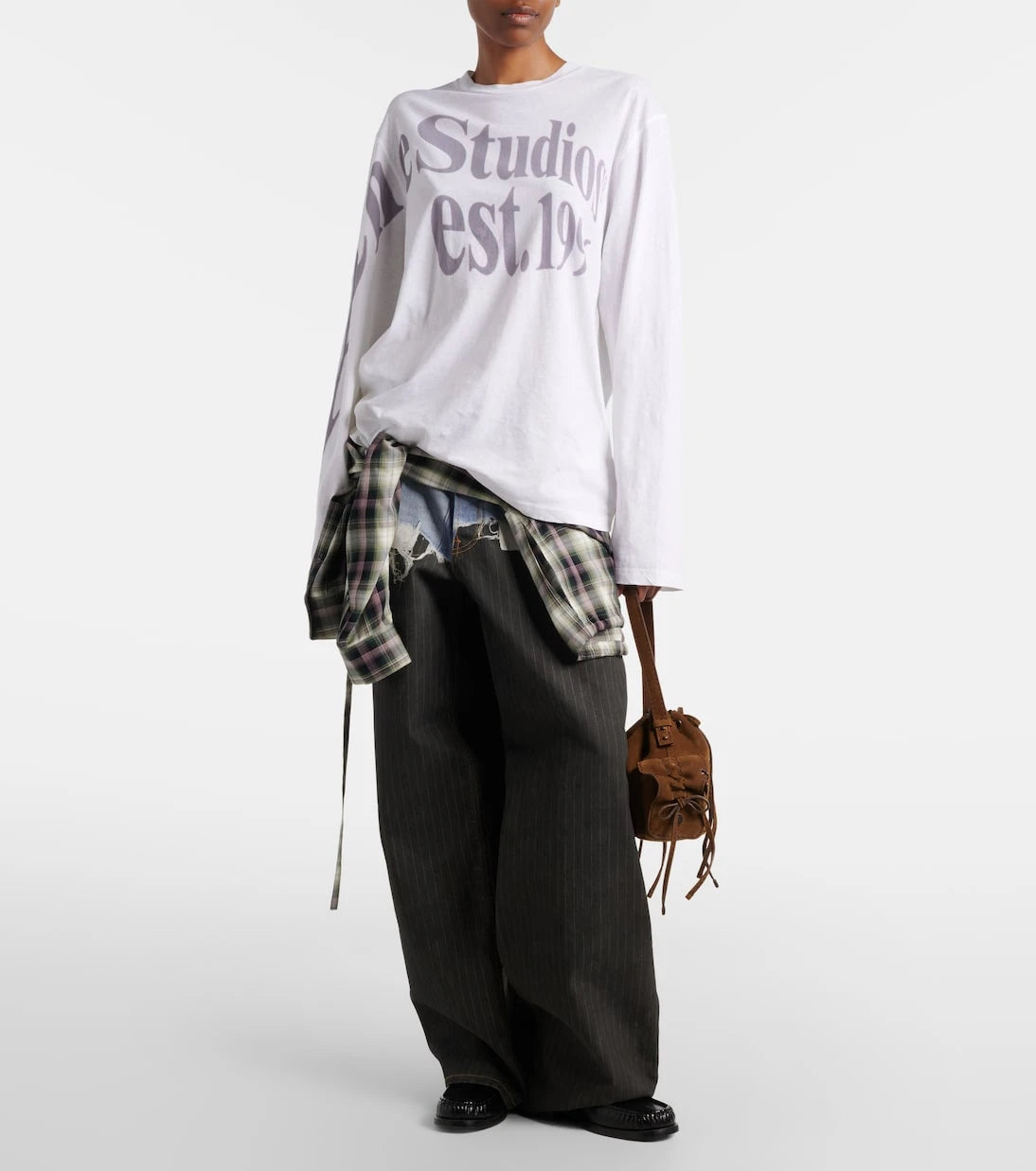 Acne Studios - Oversized cotton-blend jersey T-shirt