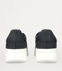 Suede Slip-On Sneakers NAVY