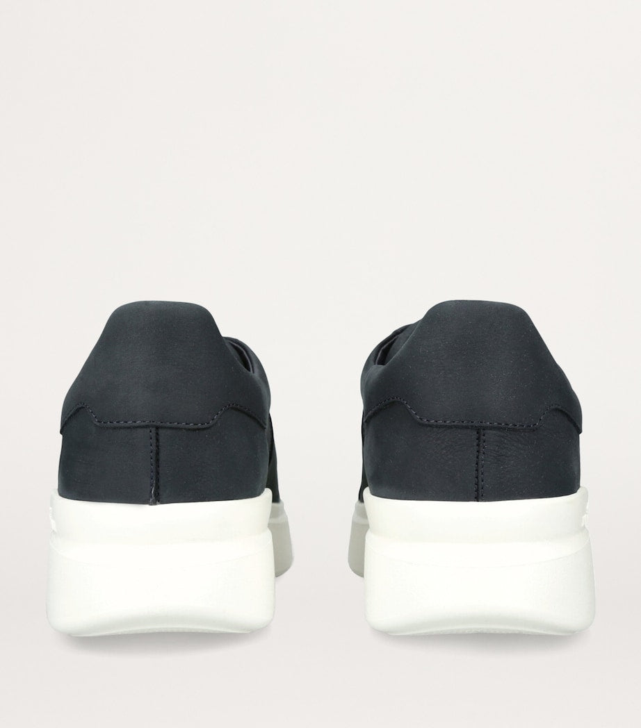 Suede Slip-On Sneakers NAVY