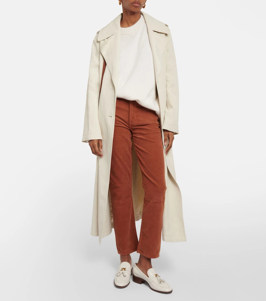 Agolde - Riley Long straight corduroy pants
