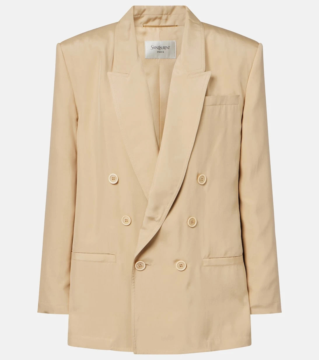Saint Laurent - Double-breasted silk blazer