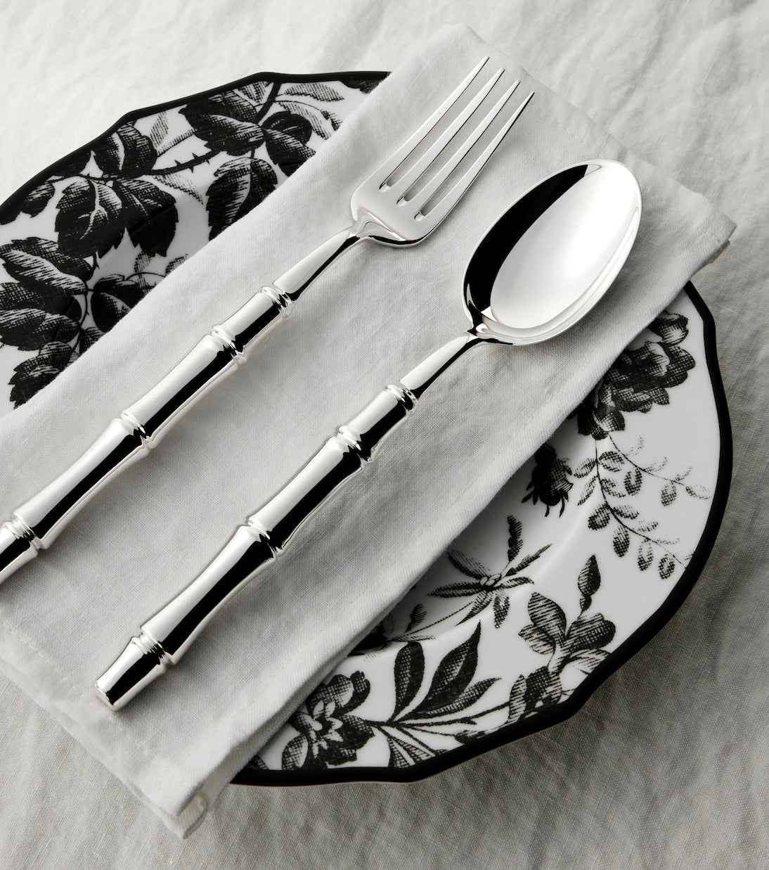 Gucci - Set of 2 silver-plated spoons