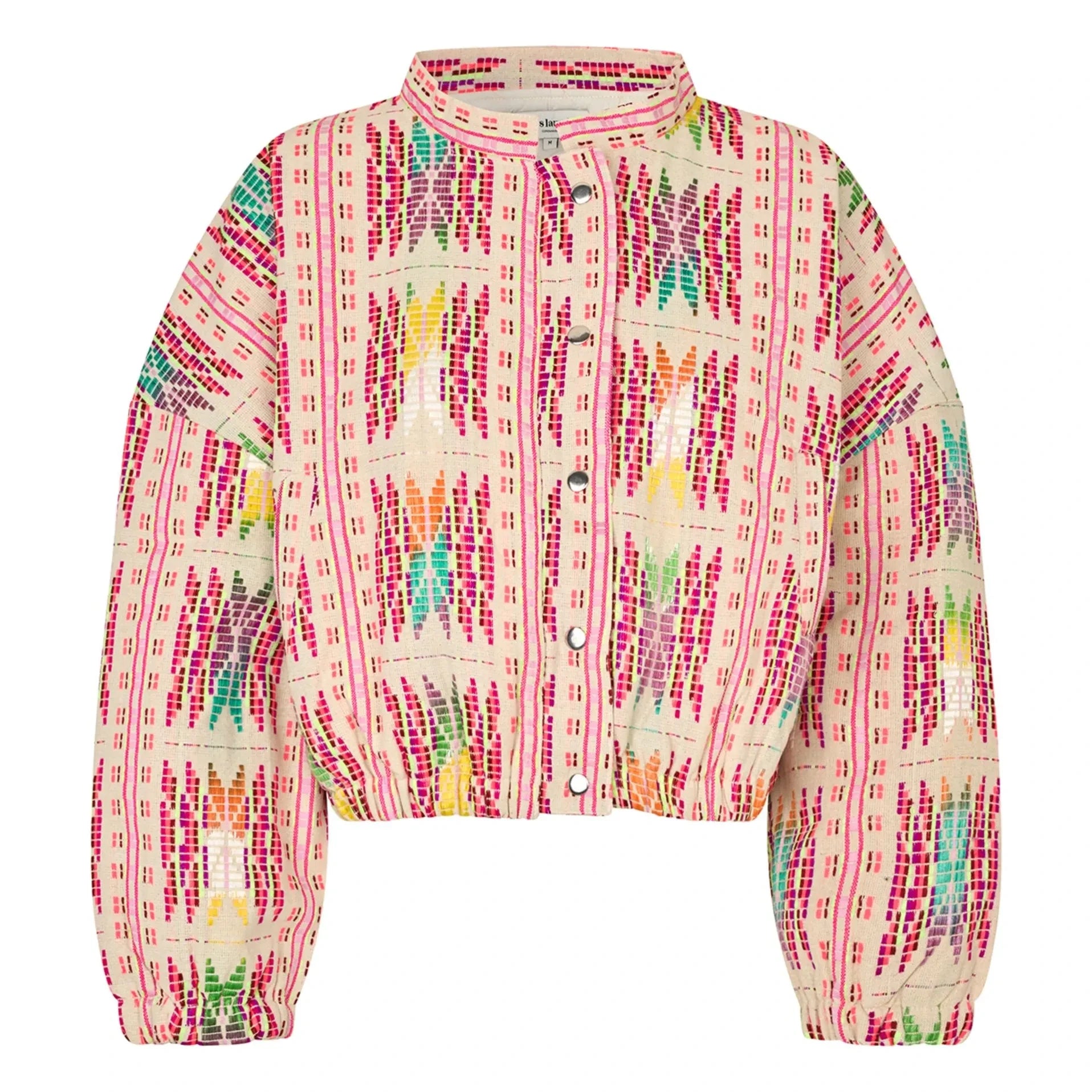 Lollys Laundry - Cotton Llama Jacket | Pink