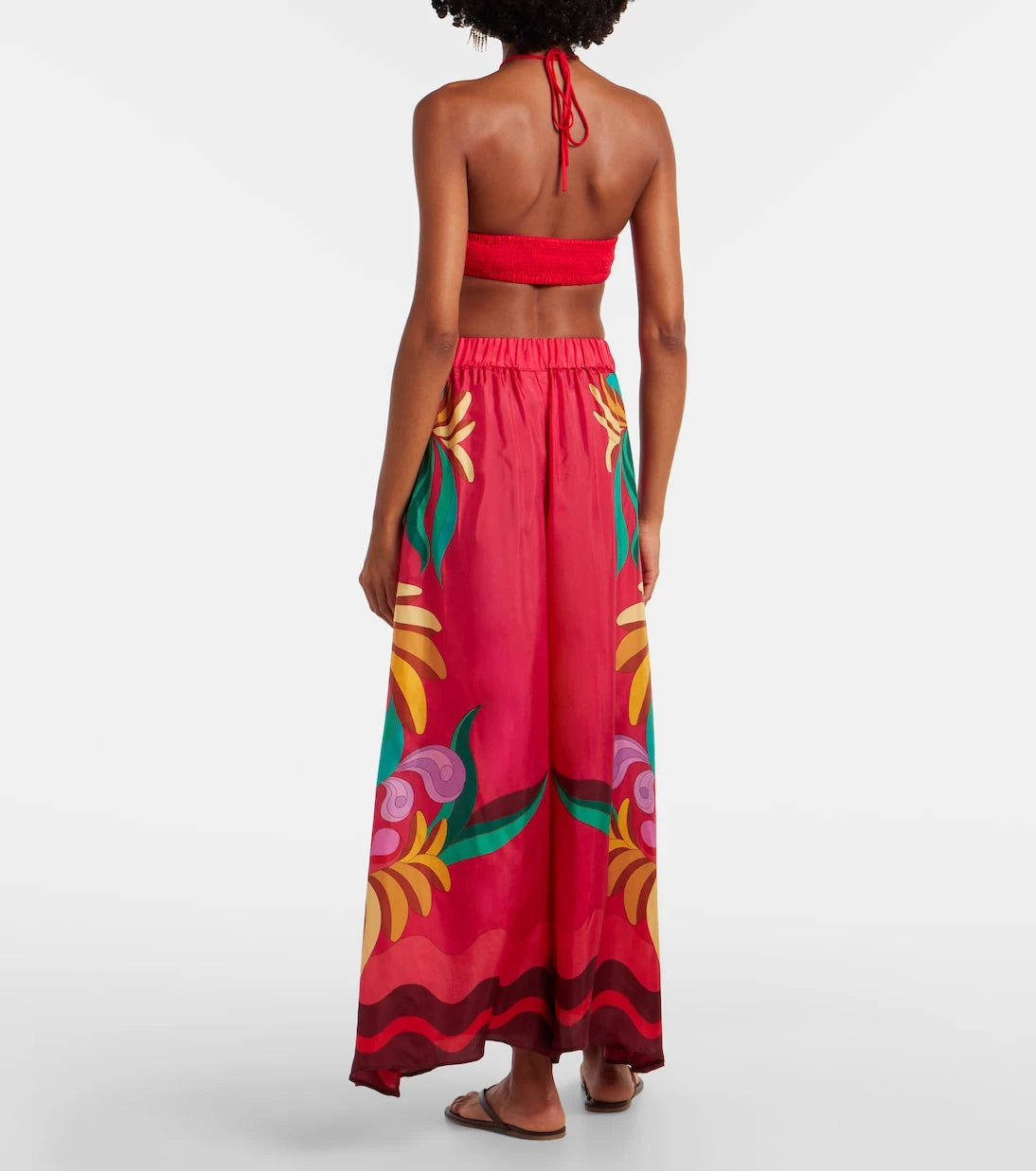 Farm Rio - Banana Queen printed palazzo pants