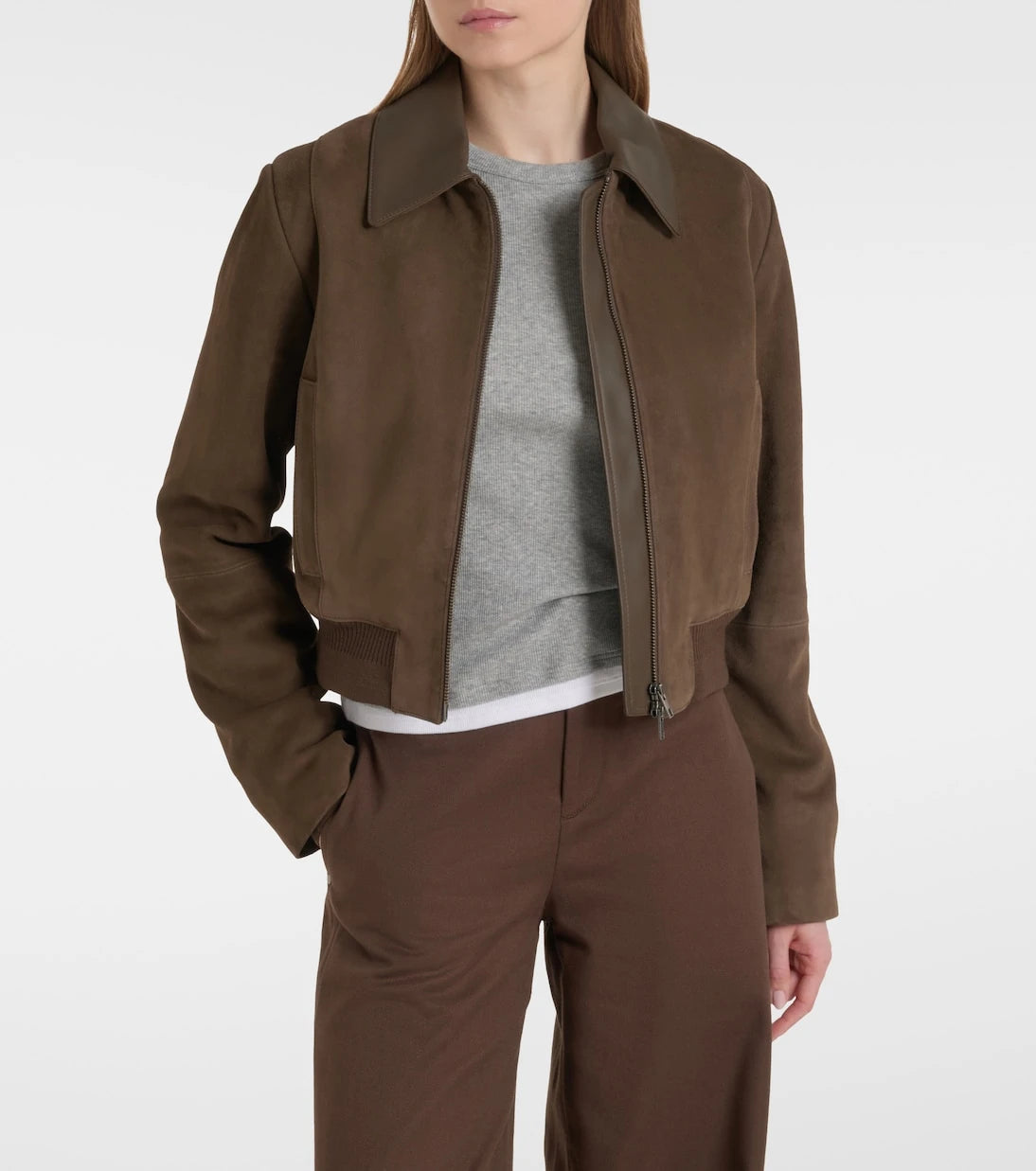 Vince - Suede blouson jacket