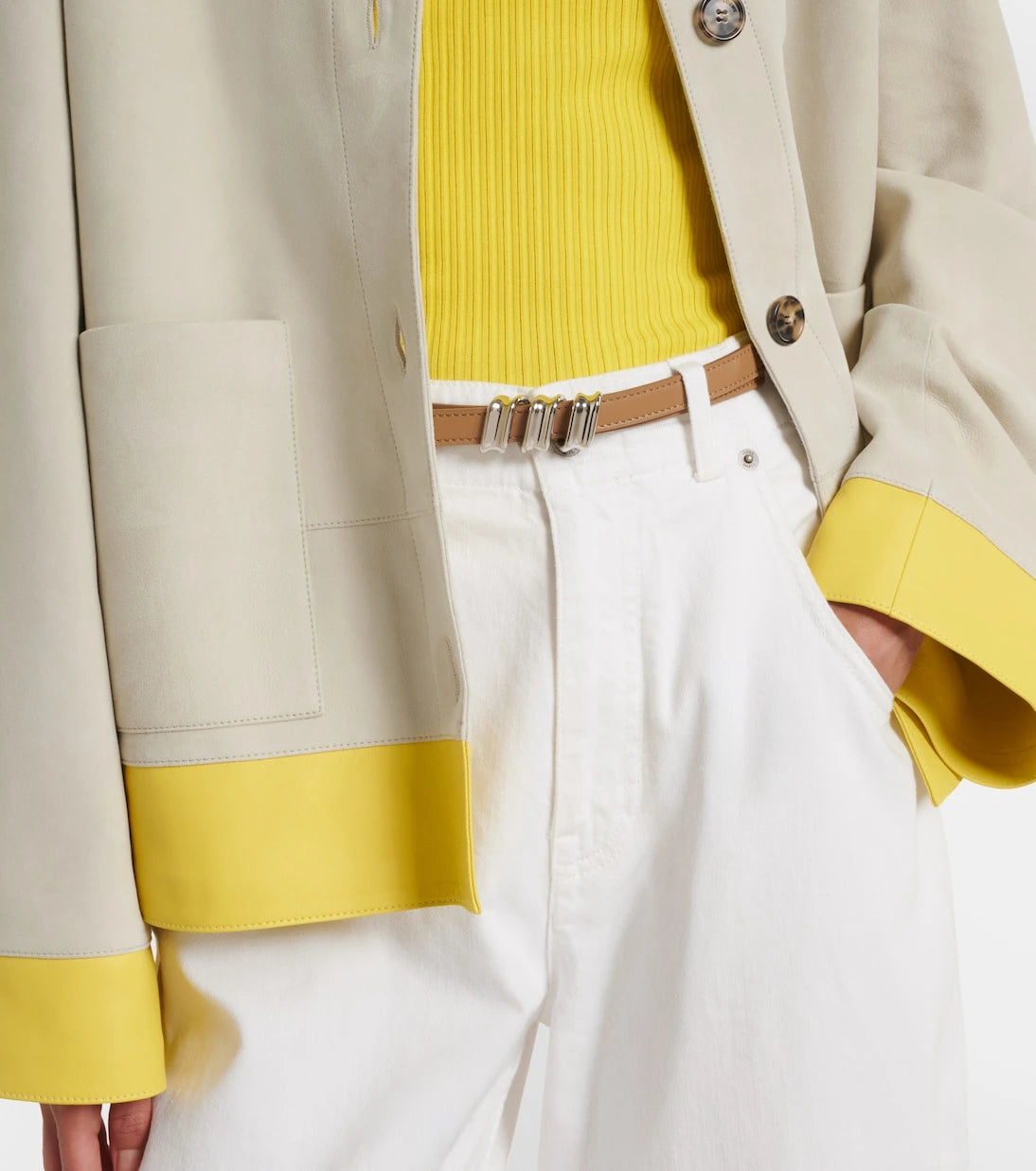 Loewe - Coil leather belt