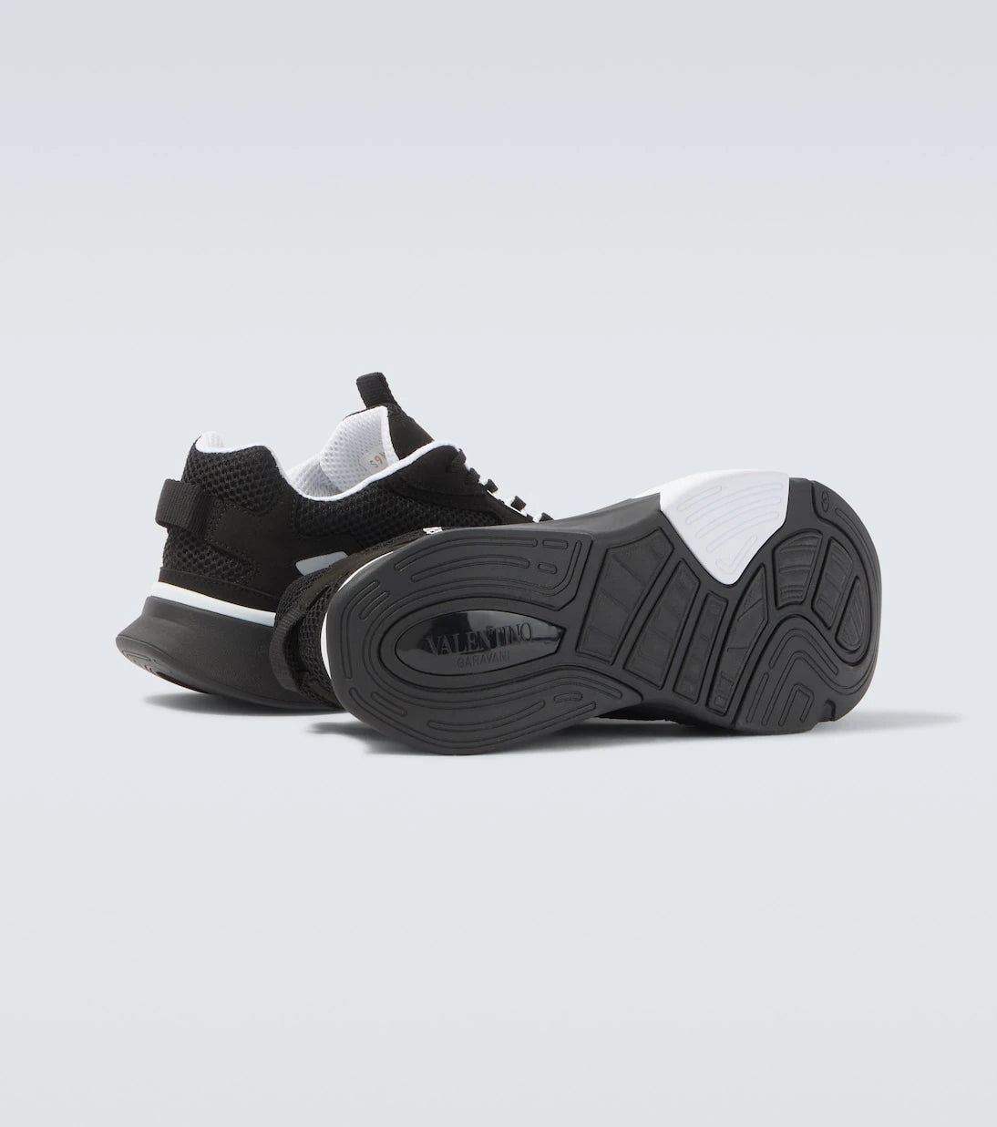 Valentino Garavani - Demiyee suede-trimmed sneakers