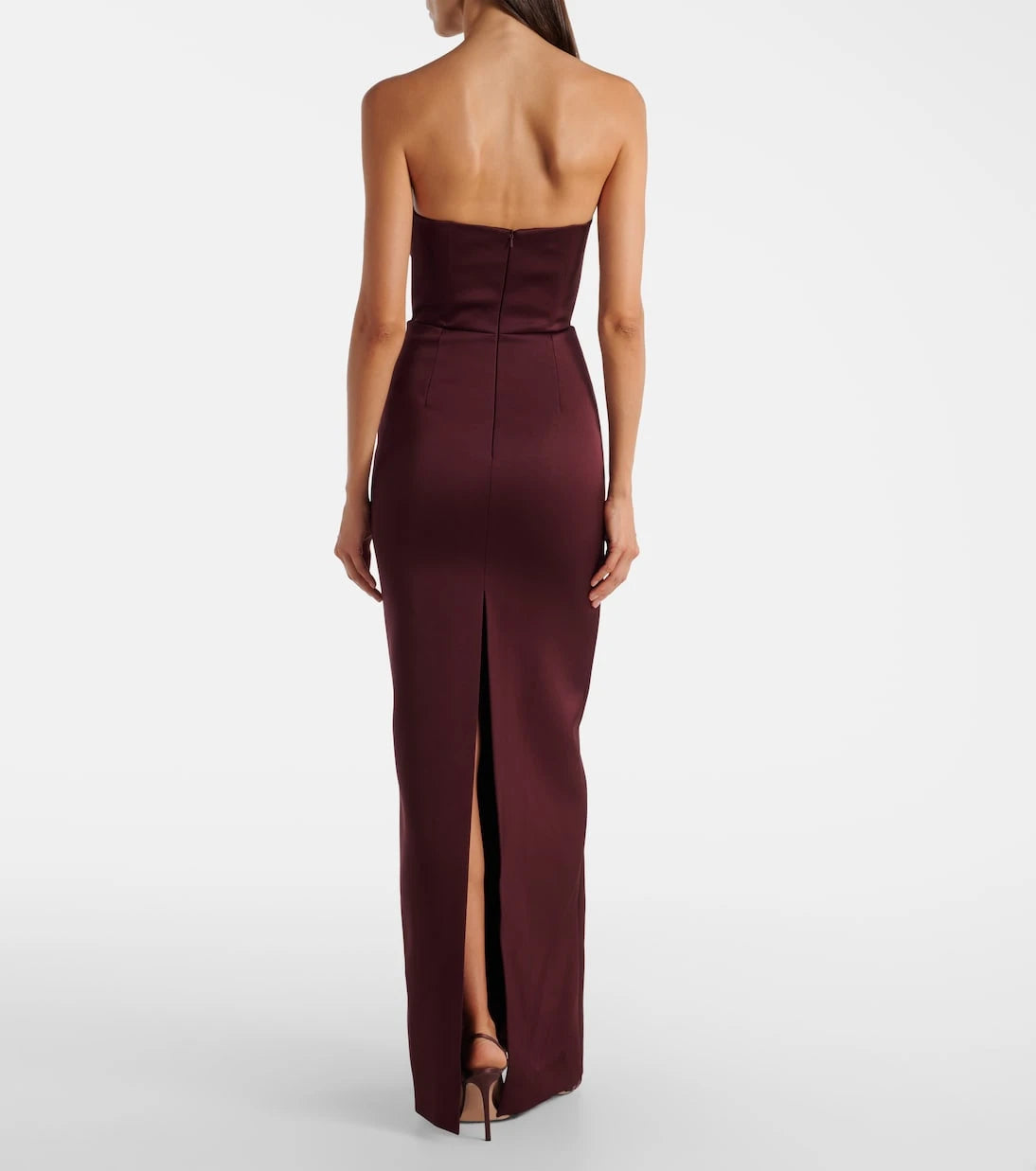 David Koma - Asymmetric satin gown