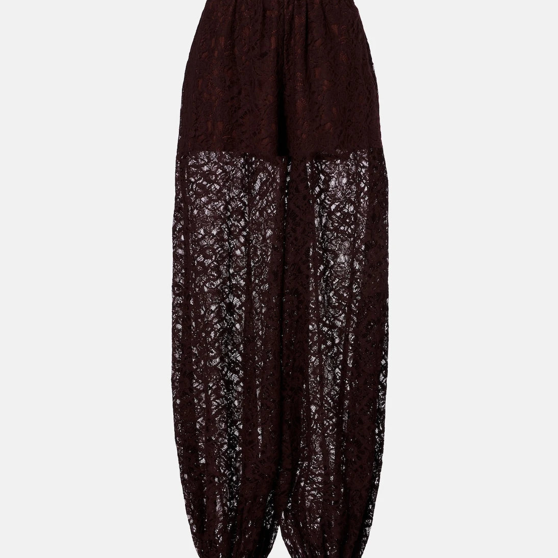 Adriana Degreas - Cotton-blend lace balloon pants