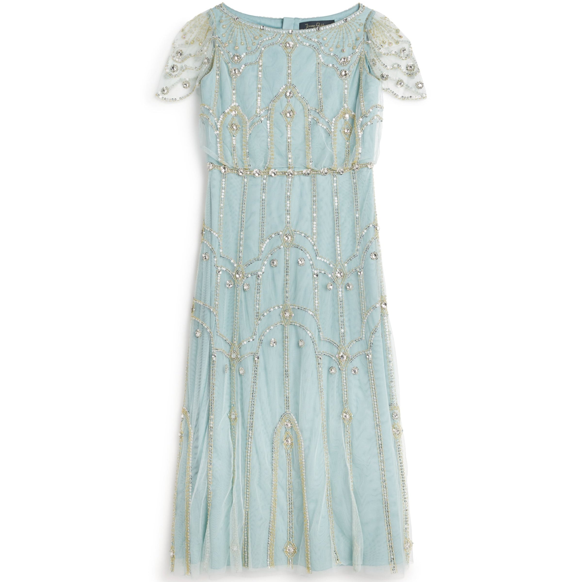 Jenny Packham Kids Tulle Embellished Edie Dress (6-14 Years)