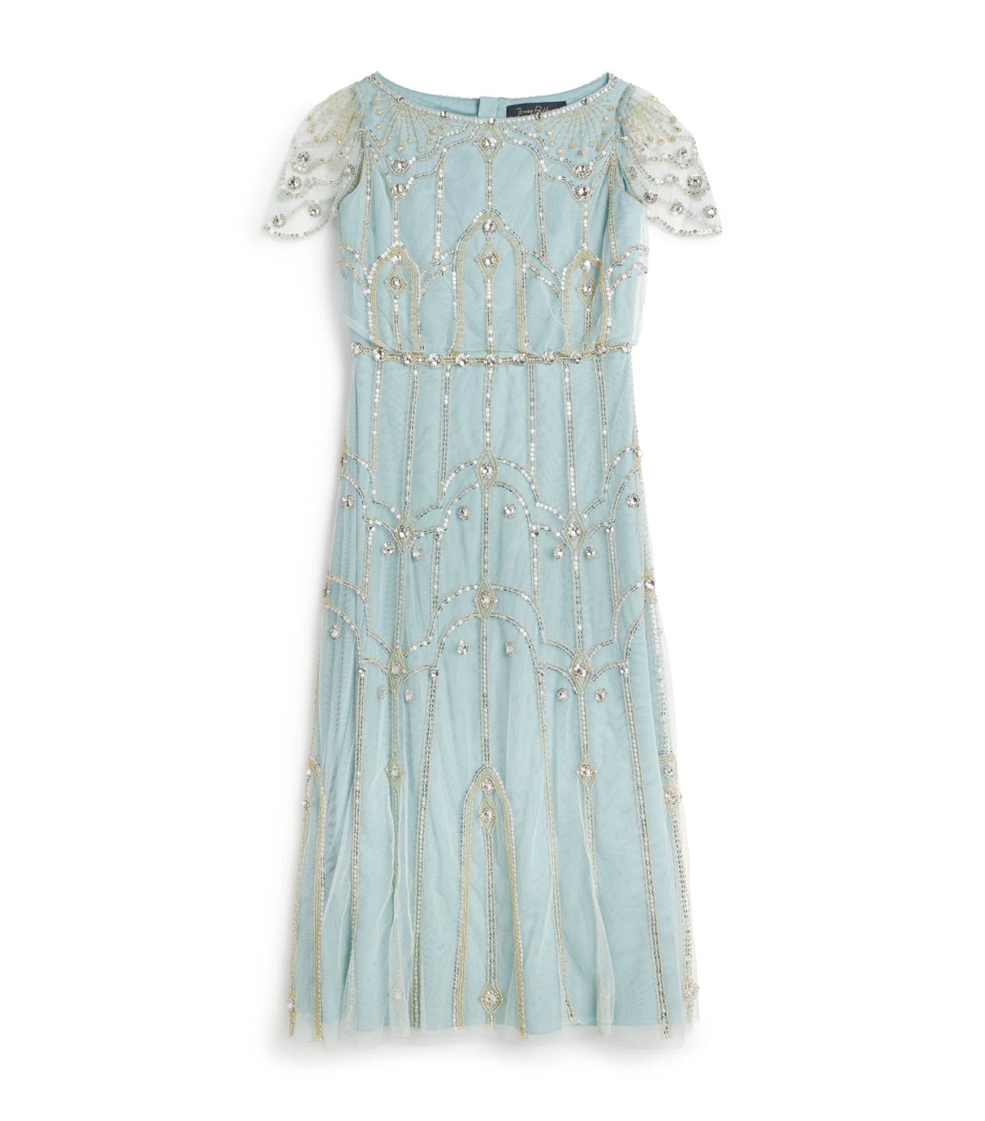 Jenny Packham Kids Tulle Embellished Edie Dress (6-14 Years)