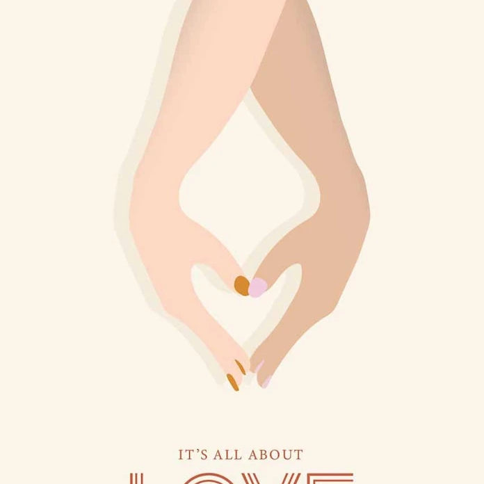 Vissevasse Постер Its All About Love 30x40 cm