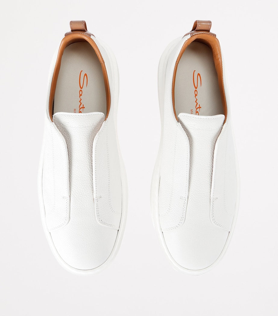 White Leather Victory Sneakers