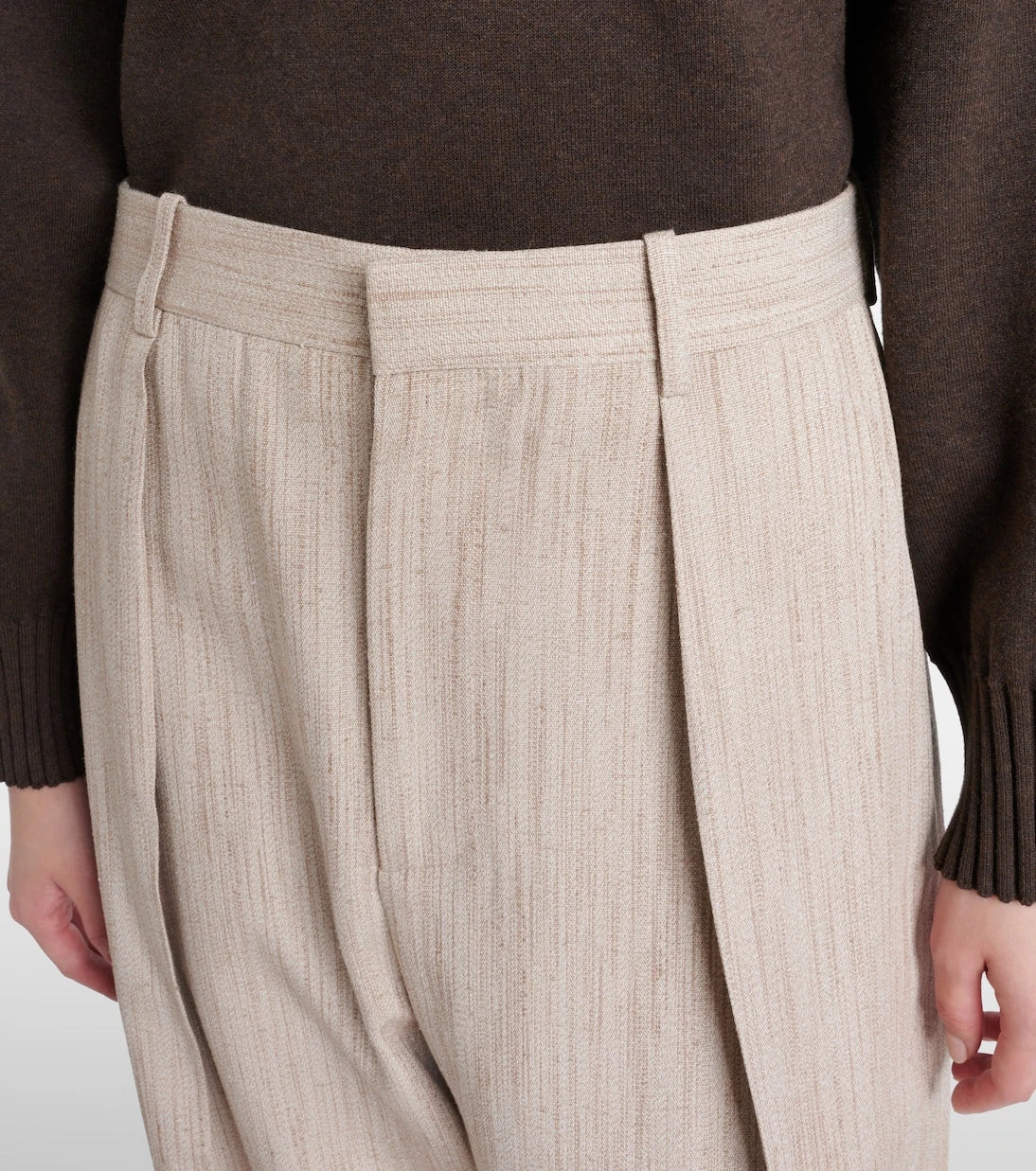 Bottega Veneta - High-rise tapered pants