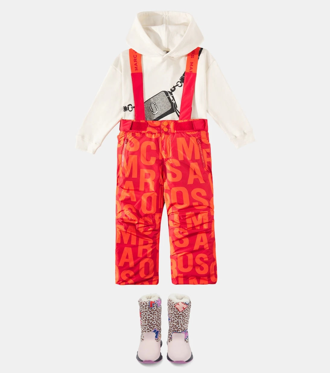 Marc Jacobs Kids - سالوبيت تزلج مطبوع بشعار العلامة التجارية