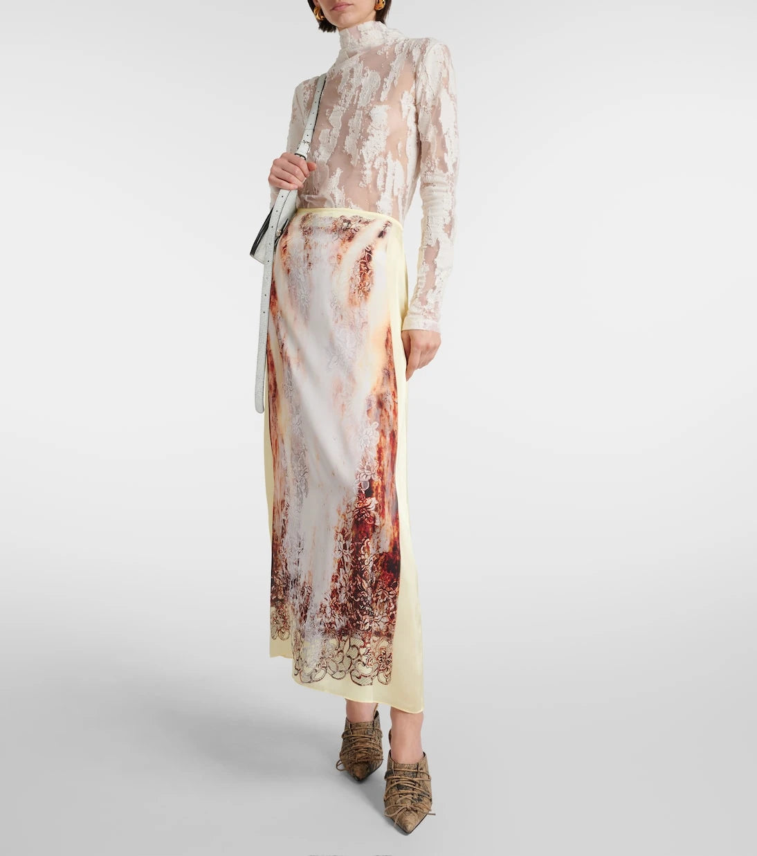 Y/Project - Printed maxi skirt