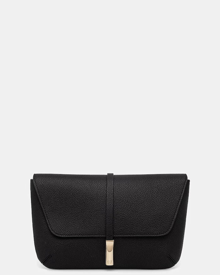 BOSS клъч дамски от кожа REAH CLUTCH