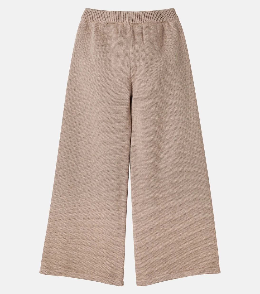Monnalisa - Cotton and wool wide-leg pants