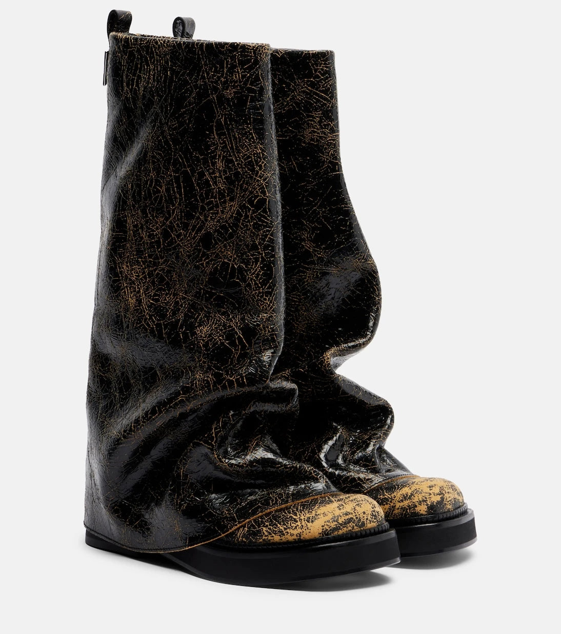 The Attico - Robin leather knee-high boots