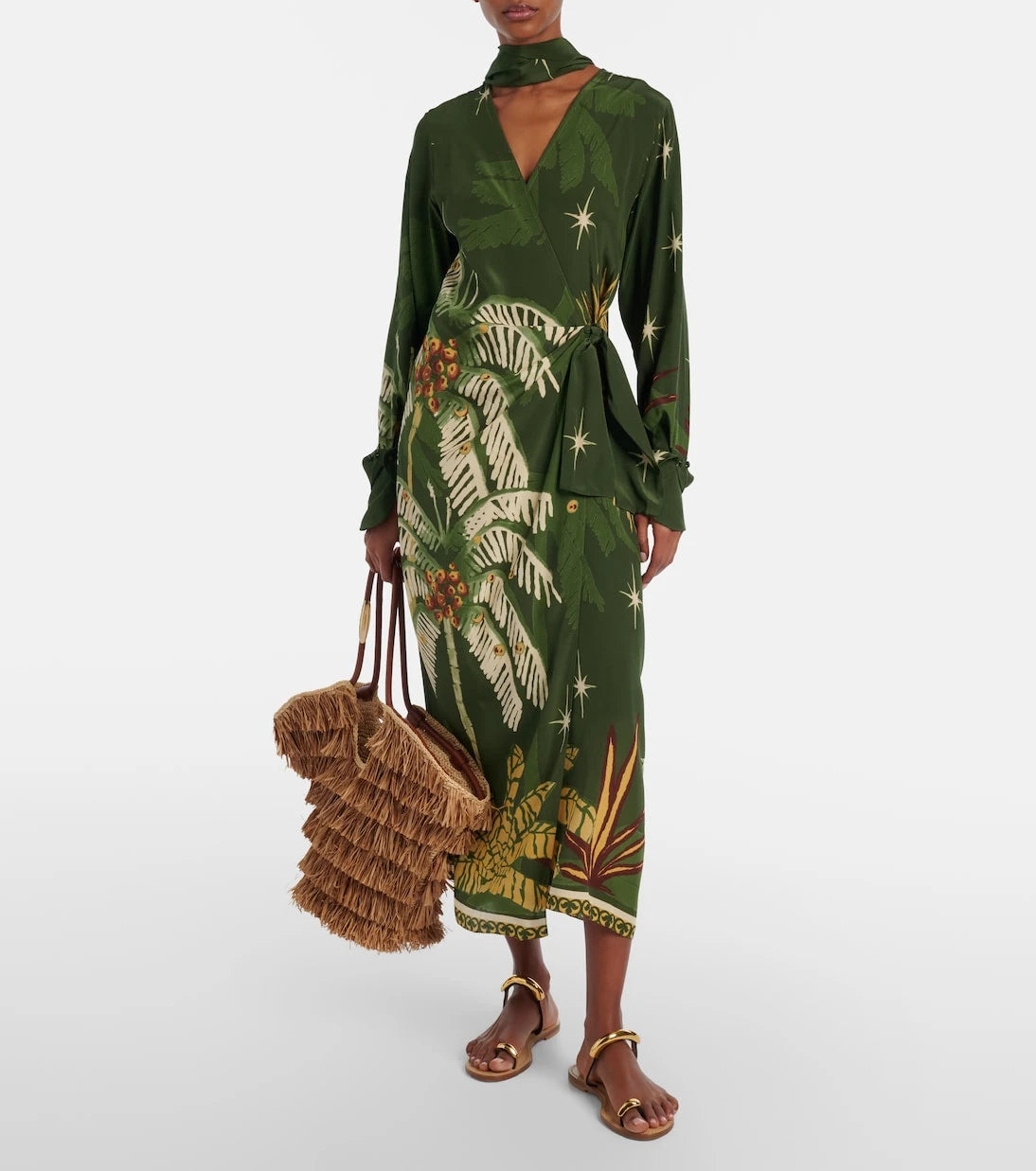 Johanna Ortiz - Printed silk midi dress