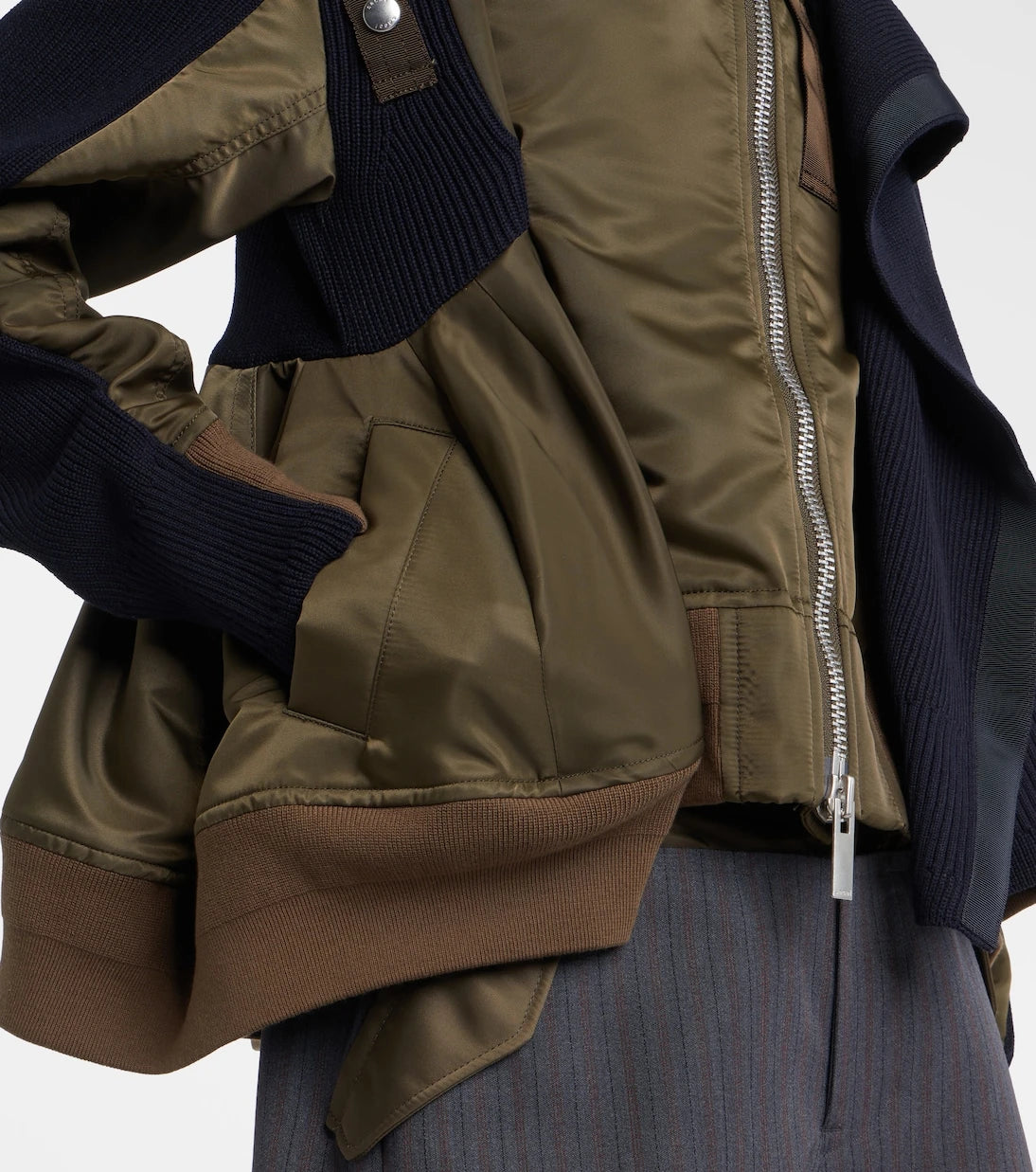 Sacai - جاكيت بلوزون متعدد الألواح