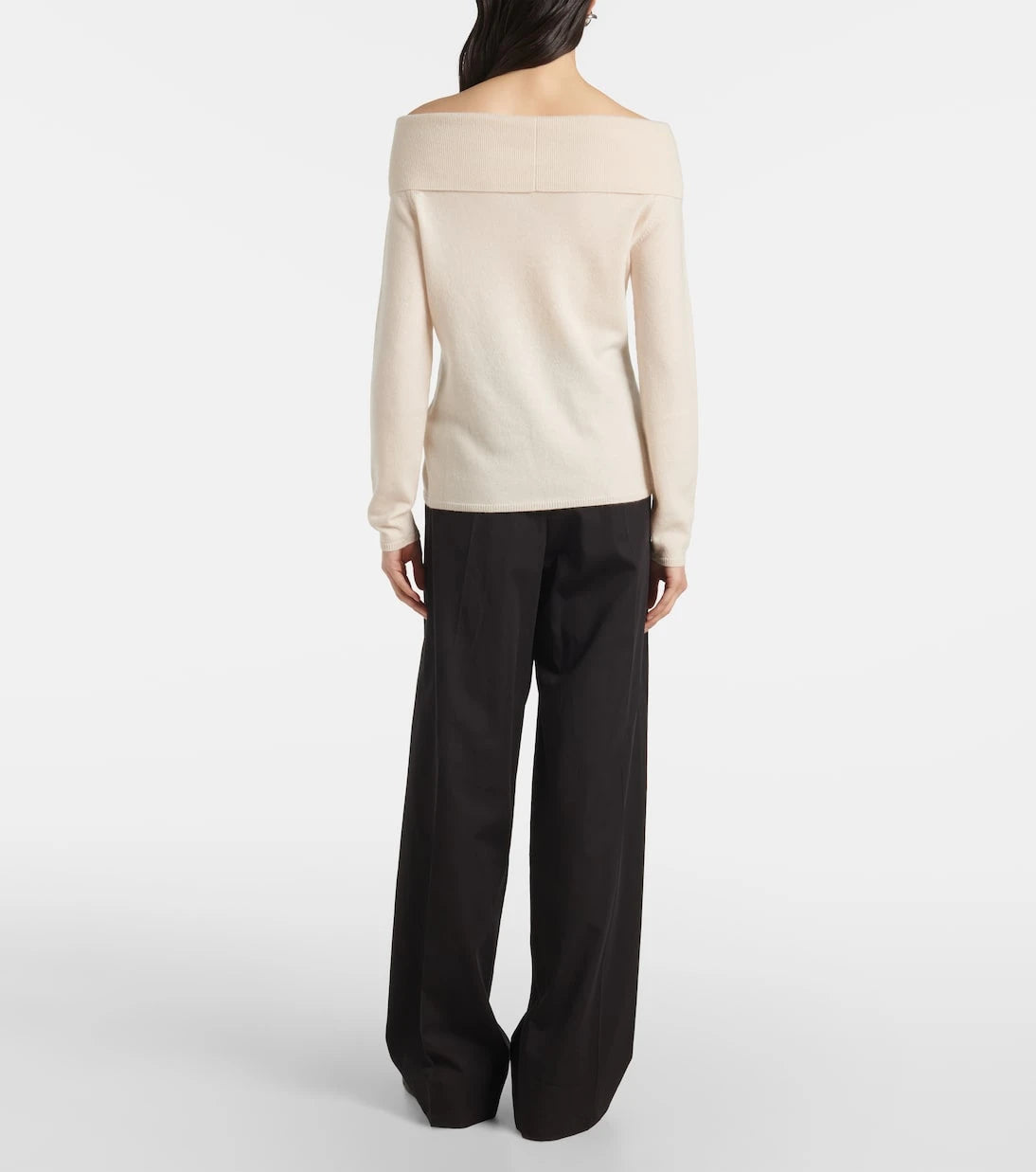 Jardin des Orangers - Off-shoulder cashmere top
